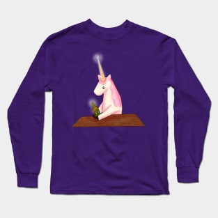 Beer Is Magic Unicorn Long Sleeve T-Shirt